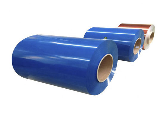 Coated PPGI Steel Coil , Prepainted Steel Coil Stable Structure  Cold Rolled