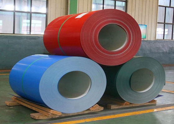 High Gloss PPGI Steel Coil Bright Color Smooth Surface Non Rusting Long Durability