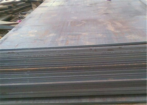 Heat Treatment Carbon Steel Sheet , Hot Rolled Steel Sheet Q235 Q345 Black Painted