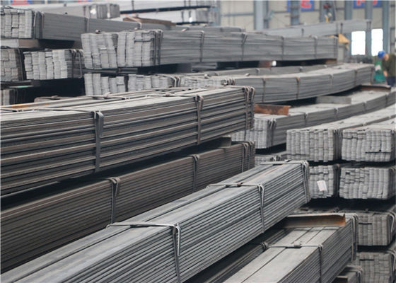 Black Painted Hot Rolled Flat Steel , Hardened Steel Flat Bar  0.3-500mm Thickness