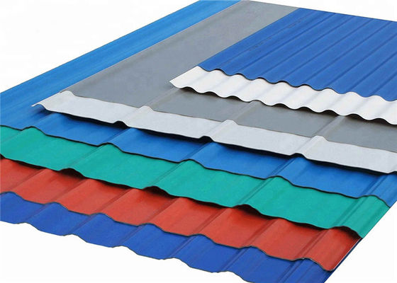 Electroplated Galvanized Steel Roofing Sheets Maintenance Free High Workability