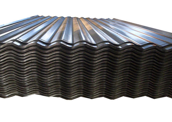 0.3mm-6mm Thickness Corrugated Galvanised Sheets , Curved Galvanised Sheets