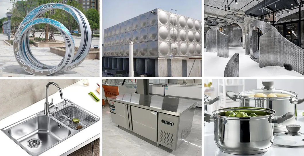 AISI ASTM Ss 304 201 316L Cold / Hot Rolled Brushed Stainless Steel Plate Metal 1