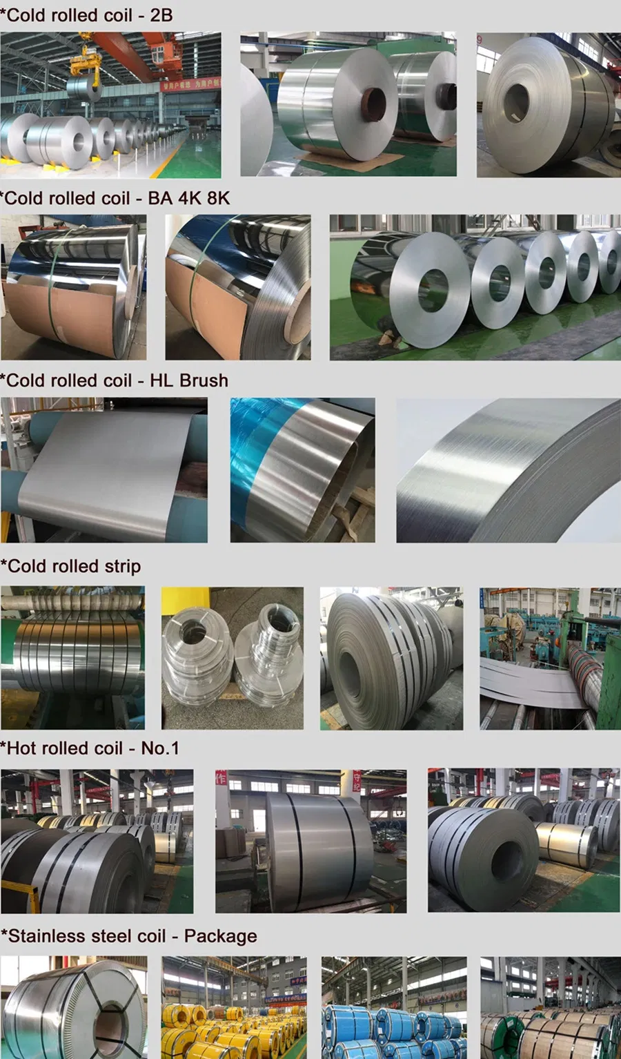 0.1mm-4mm 201 304 316 321 410 430 Model 316 Stainless Steel Coil with Mill Edge Slit Edge and Customizable Length 1