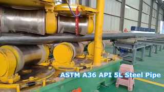 Carbon Steel Welded Pipe ASTM A36 API 5L Large Diameter Steel Pipe for Oil Gas Projects