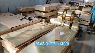 Large Stock of Brass Sheets & Brass Plates | C21000 C22000 C23000 Ready for Fast Delivery