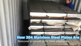 304 Stainless Steel Plate Processing | 2B Surface Cutting, Leveling & Export Packing
