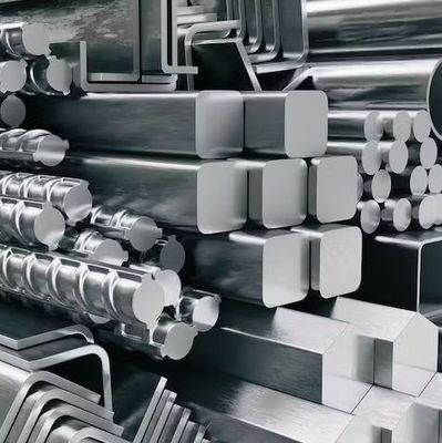 Formes d'acier extrudé métallique sur mesure Produits en alliage d'acier d'aluminium nickel