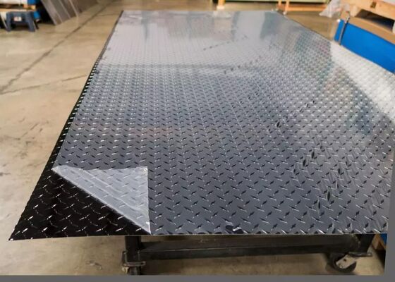 Buy 4x8 Polished Aluminum Checker Plate Sheet 1060 H24 online manufacture
