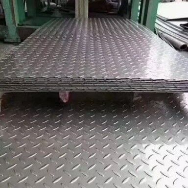 Buy HL Ss 304 Embossed Stainless Steel Sheet Diamond Checkered Embossing Plate online manufacture