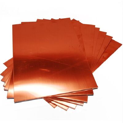 Buy 99.9% Pure Copper Sheet Metal T2 Red Copper Plate online manufacture