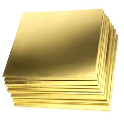 Buy Precision Cut Brass Sheet Stock Plate C26000 Material Custom Length And Width Available online manufacture