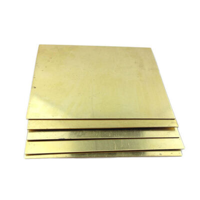 Buy Brushed Brass Sheet For Electrical Components, Decorative Fixtures And Industrial With Custom Thickness Options online manufacture