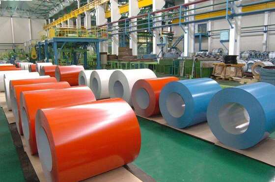 Buy DX51D PPGI PPGL Color Coated Steel Coil 0.12–0.20mm for Corrosion Resistant Roofing and Building online manufacture