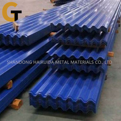 235-275Mpa 1000mm-1250mm ความกว้างแผ่นหลังคา corrugated สําหรับการบรรจุส่งออกมาตรฐาน