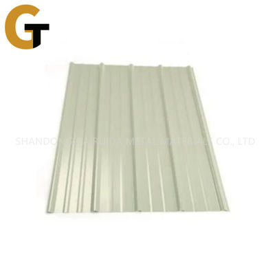 Prepainted Steel Corrugated Iron Roofing Sheet With Zinc Coating 30-275g/M2