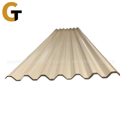 Prepainted Steel Corrugated Iron Roofing Sheet With Zinc Coating 30-275g/M2