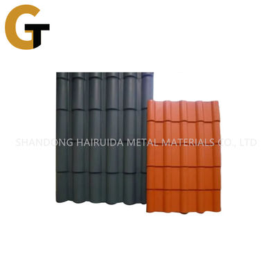 18 - 25mm Wave Height Corrugated Metal Roofing Sheets With Zinc Coating 30-275g/M2