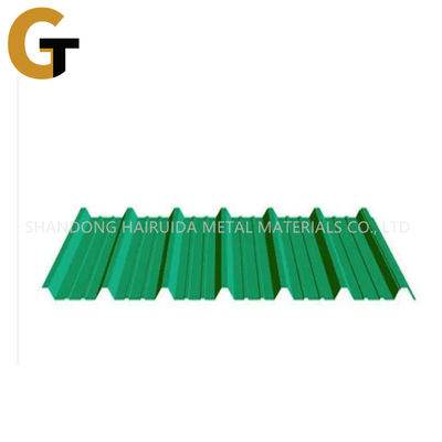 Prepainted Steel Corrugated Iron Roofing Sheet With Zinc Coating 30-275g/M2