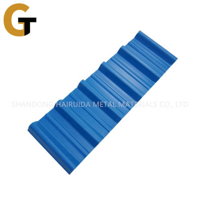 18 - 25mm Wave Height Corrugated Iron Roofing Sheet For Standard Export Packing In RAL Color