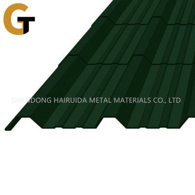 0.4mm - 1.2mm Corrugated Iron Roofing Sheet 18-20% Elongation 2.5 - 3.0mm Corrugation