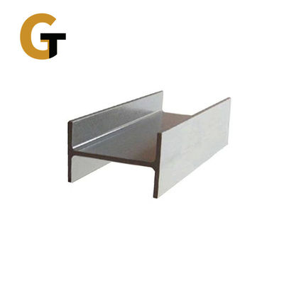 ASTM / JIS Standard Mill Finish / Zinc Coated Steel H I Beams Channels And Angles