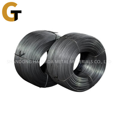 Round Galvanized Steel Wire Rods ASTM JIS GB DIN Standard Bright Surface with 10-30% Elongation