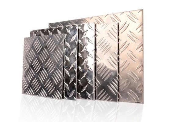 6005 6061 3003-H22 Aluminum Diamond Plate Alloy Boat Floor 5 Bar Polished