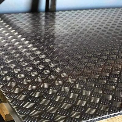 Customized H24 Aluminum Diamond Sheet Embossed Perforated 1050 1100 3003