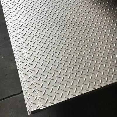 Chequered Tread Aluminum Diamond Compass Pattern Sheet 1100 6004 5052 Plate Anti Slip