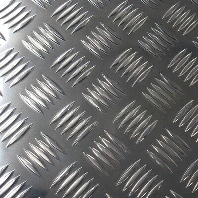 Embossed Patterned Aluminum Diamond Plate 8mm For Architectural Appearance