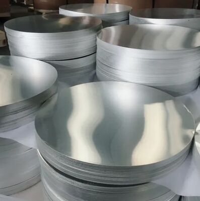 1050 1060 1100 3003 1070 8011 Round Aluminum Circle Plate 0.15mm-500mm Customized for Cookwares