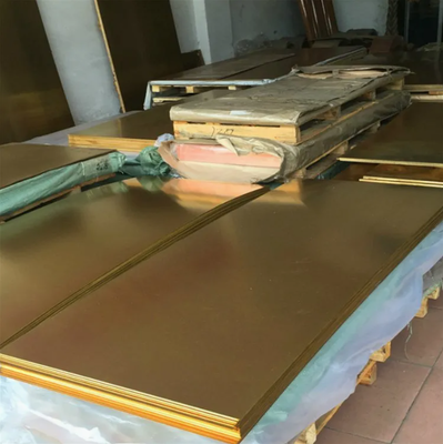 Brass Yellow Copper Plate Sheet  ASTM JIS DIN EN Brass Plate for Construction Air Conditioner Industrial Applications