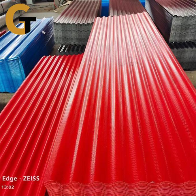 6" Corrugated Aluminium Roofing Sheets Anti Condensation